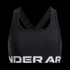New Under Armour Jr G Crossback Top - Pige Sports BH Sort