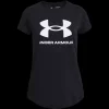 Discount Under Armour Jr G Sportstyle Graph T-Shirt - Pige T-Shirt Sort