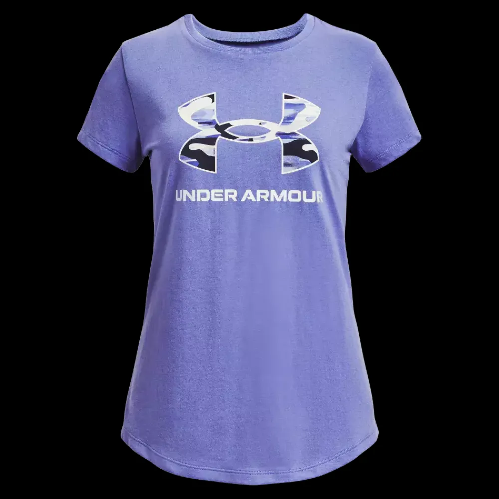 Hot Under Armour Jr G Sportstyle Graph T-Shirt - Pige T-Shirt Blå
