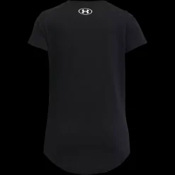 Discount Under Armour Jr G Sportstyle Graph T-Shirt - Pige T-Shirt Sort