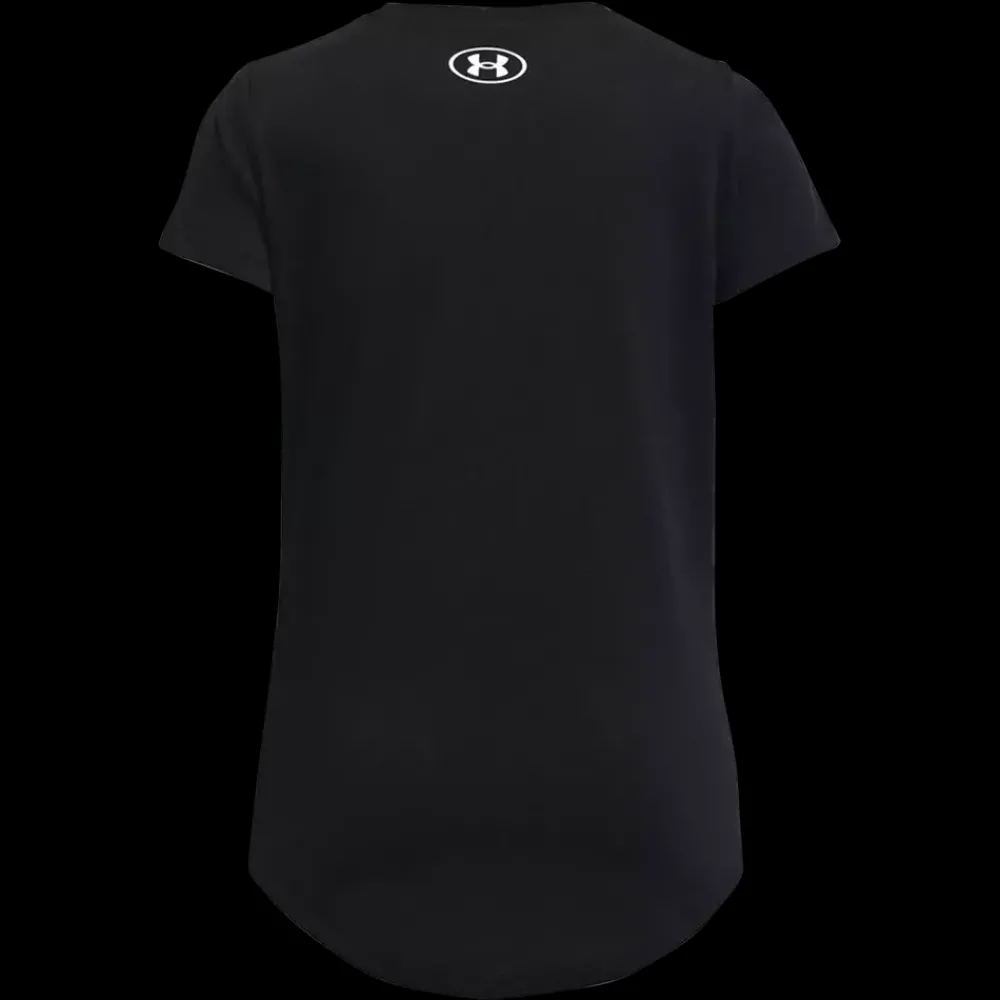 Discount Under Armour Jr G Sportstyle Graph T-Shirt - Pige T-Shirt Sort