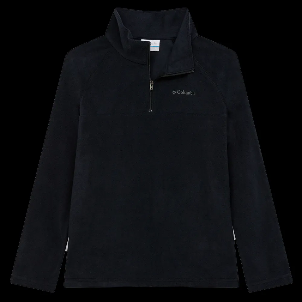 Discount Columbia Jr Glacial Half Zip Fleece - Børne Fleecetrøje Sort