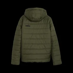 Outlet Puma Jr Hooded Jacket - Børne Vinterjakke Grøn