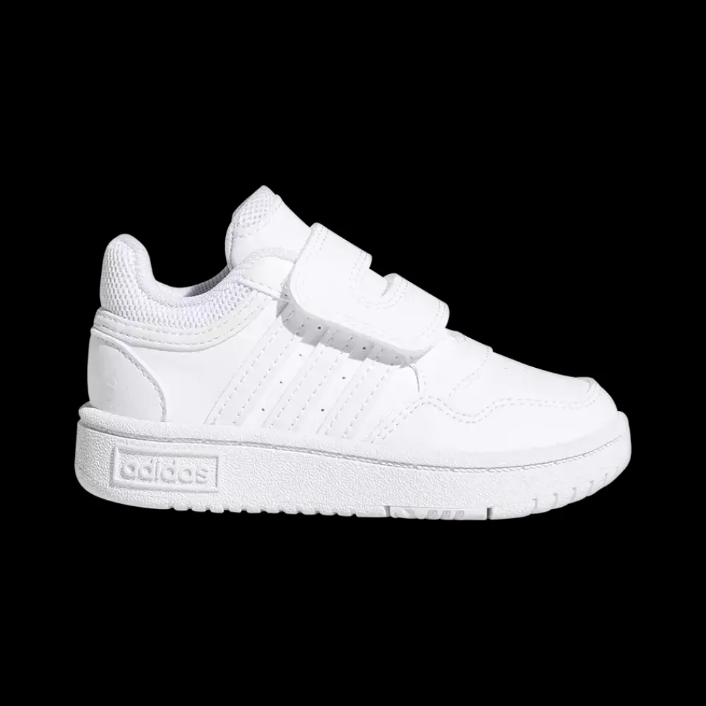 Clearance Adidas Jr Hoops 3.0 Inf - Børne Fritidssko Hvid
