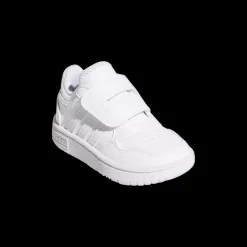 Clearance Adidas Jr Hoops 3.0 Inf - Børne Fritidssko Hvid