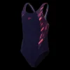 New Speedo Jr Hyper Bm Splice Mscb - Pige Badedragt Blå