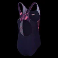 New Speedo Jr Hyper Bm Splice Mscb - Pige Badedragt Blå