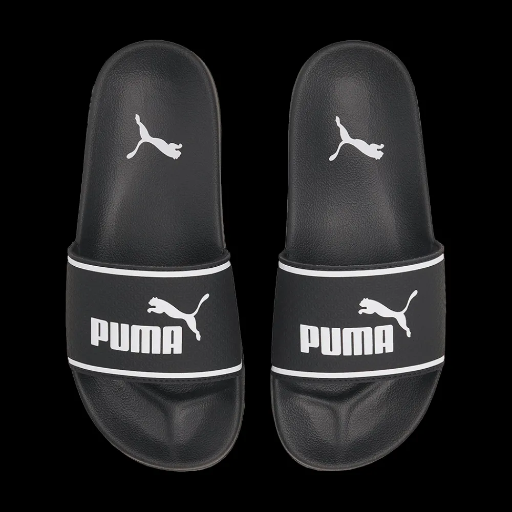 Outlet Puma Jr LeadCat 2.0 Slide - Børne Badesandaler Sort