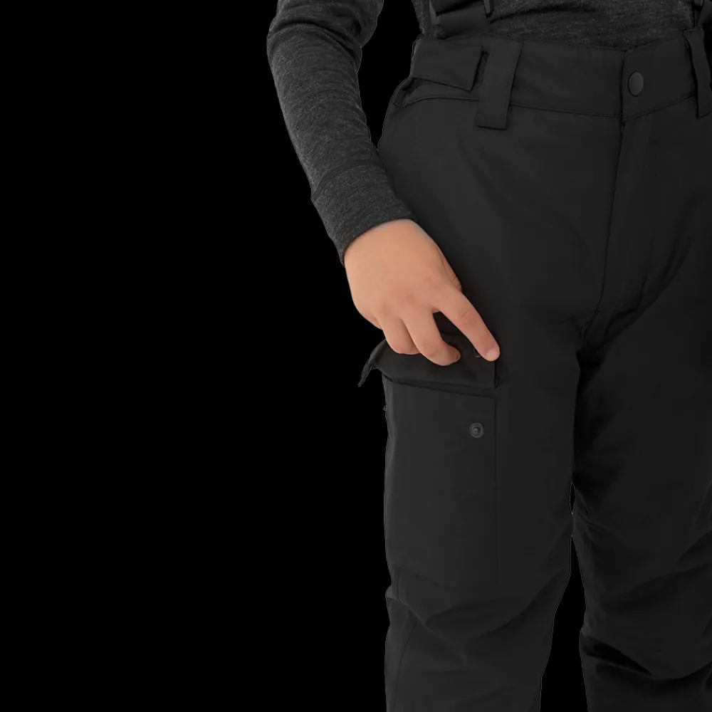 Hot 2117 of Sweden Jr Moliden Padded Ski Pant - Børne Skibukser Sort