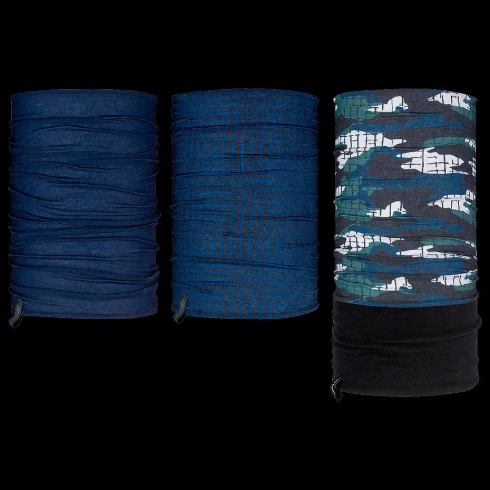Discount Avento Jr Neckwarmer Set of 3 - Børne Halsedisse Blå
