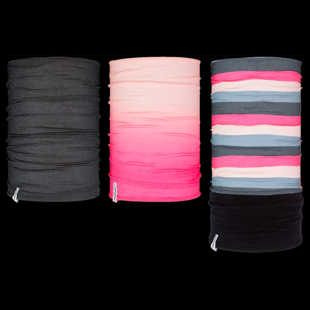 Discount Avento Jr Neckwarmer Set of 3 - Børne Halsedisse Pink