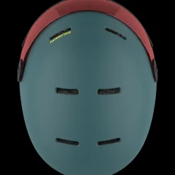 Discount Salomon Jr Orka Visor Helmet - Børne Skihjelm Grøn