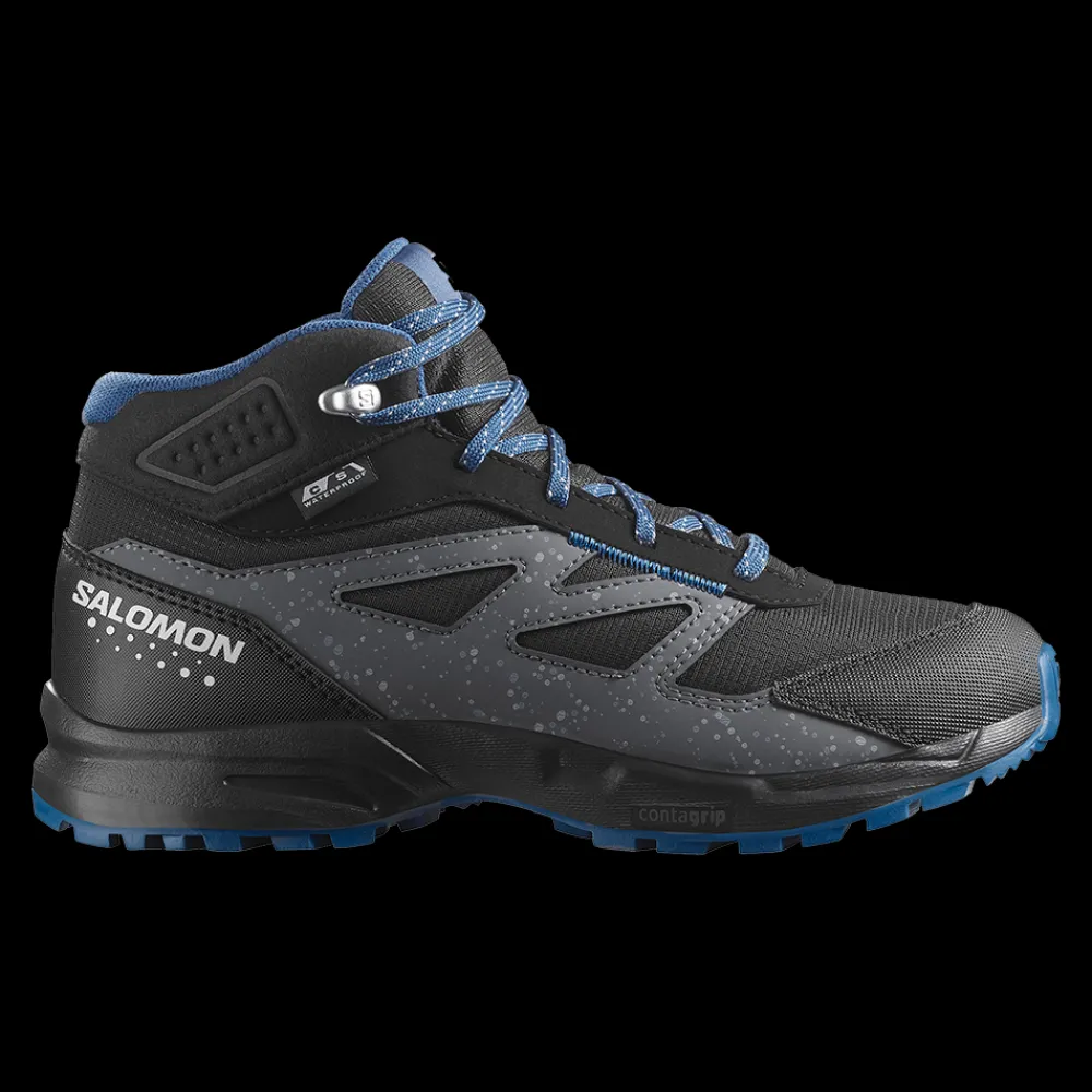 Discount Salomon Jr Outway Mid Waterproof - Børne Outdoor Sko Sort