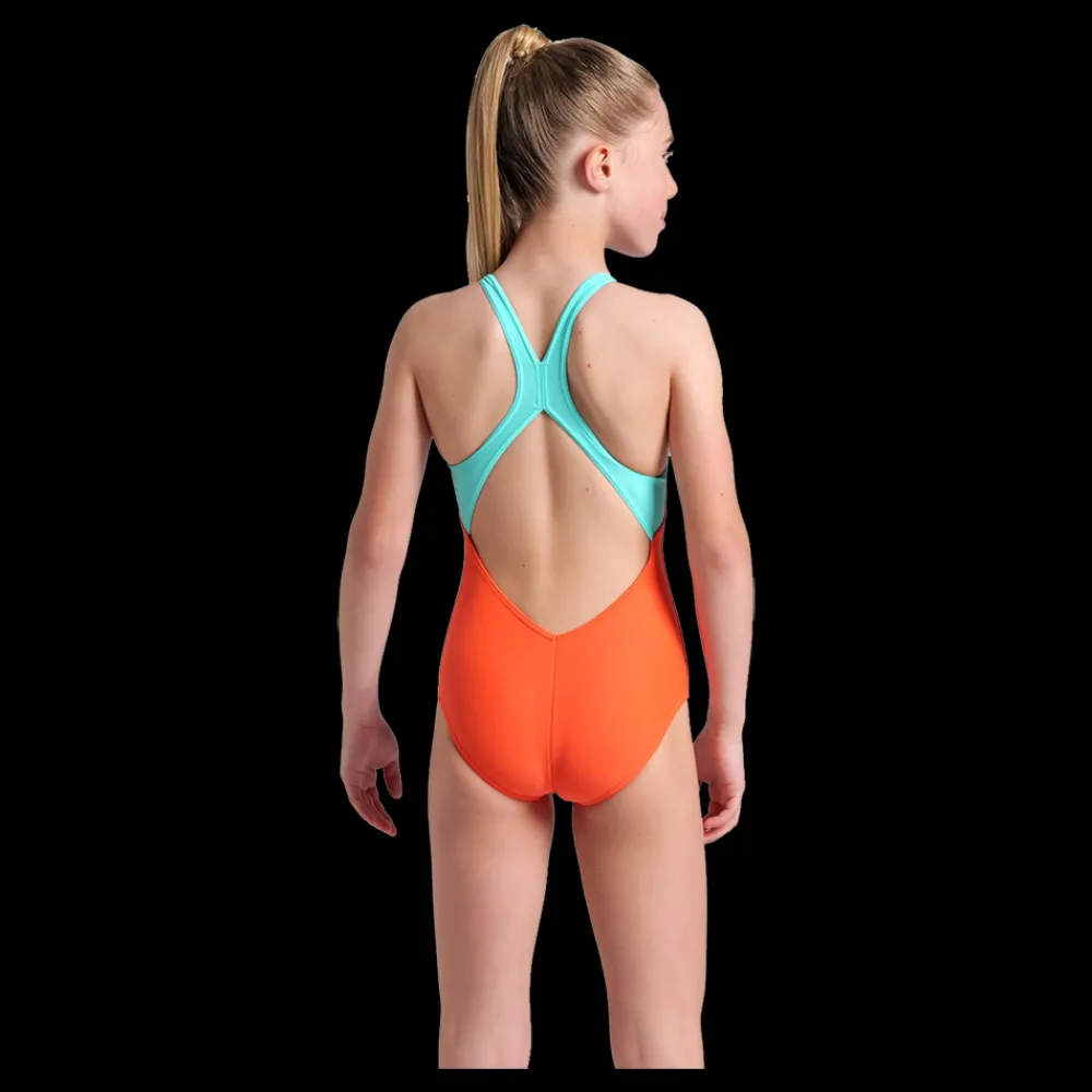 Hot Arena Jr Pastime V Back Suit - Pige Badedragt Rød