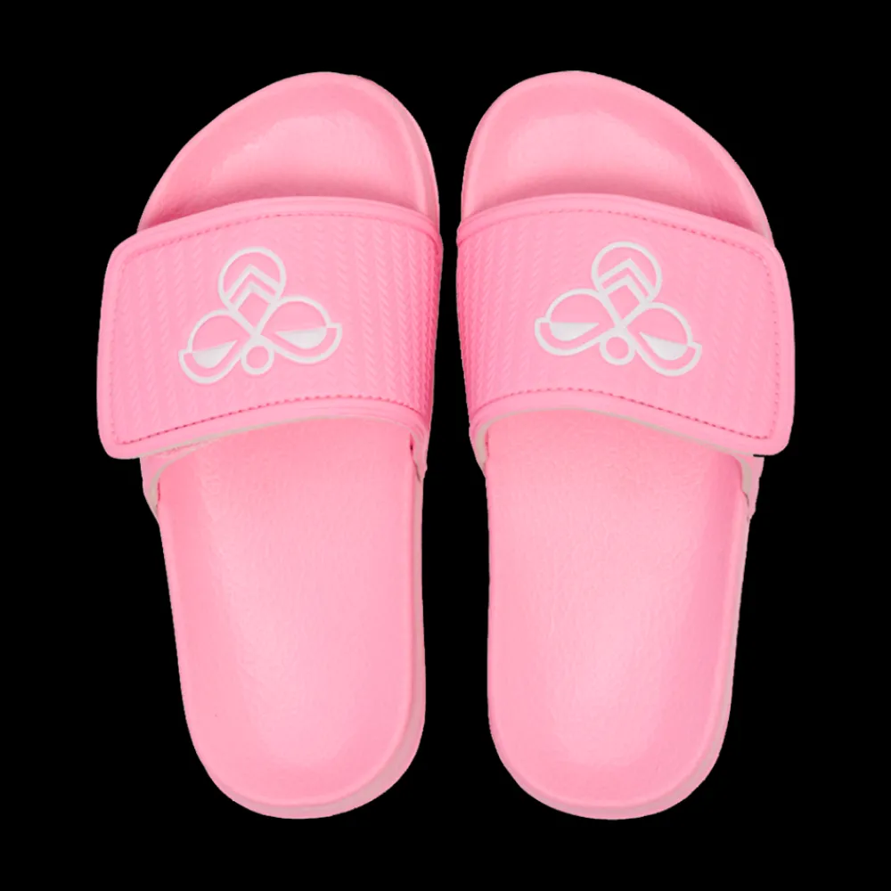New Hummel Jr Pool Slide Velcro - Børne Badesandaler Pink