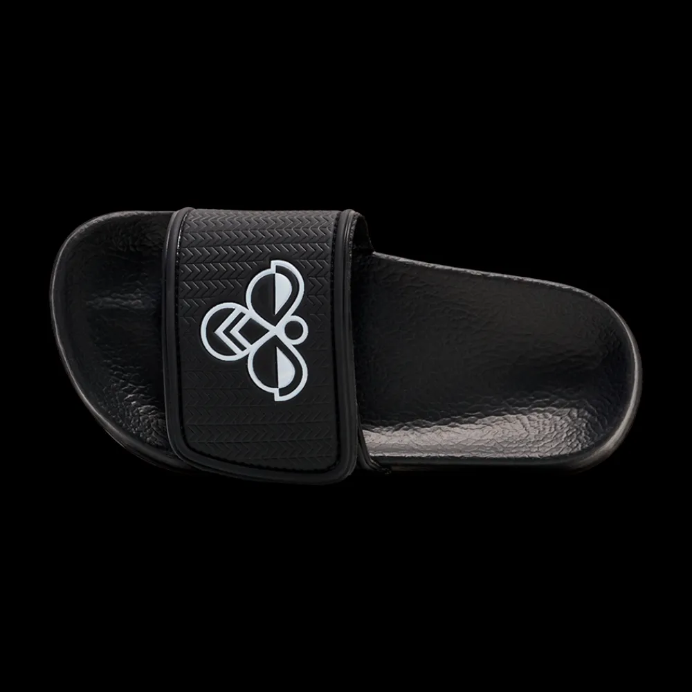 New Hummel Jr Pool Slide Velcro - Børne Badesandaler Sort