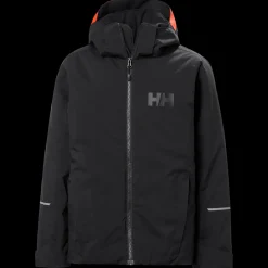 Hot Helly Hansen Jr Quest Ski Jacket - Børne Ski- og Vintertøj Sort