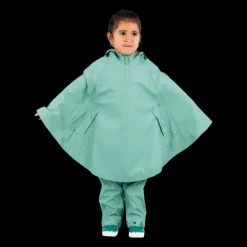 Discount Ralka Jr Rain Poncho Sparkle - Børne regnponcho Grøn