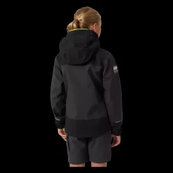Best Helly Hansen Jr Salt Port 2.0 Jacket - Børne Sejlerjakke Grå