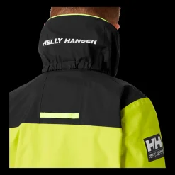 Outlet Helly Hansen Jr Salt Port 2.0 Jacket - Børne Sejlerjakke Grøn