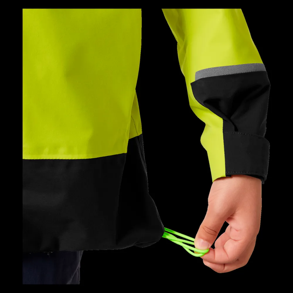 Outlet Helly Hansen Jr Salt Port 2.0 Jacket - Børne Sejlerjakke Grøn