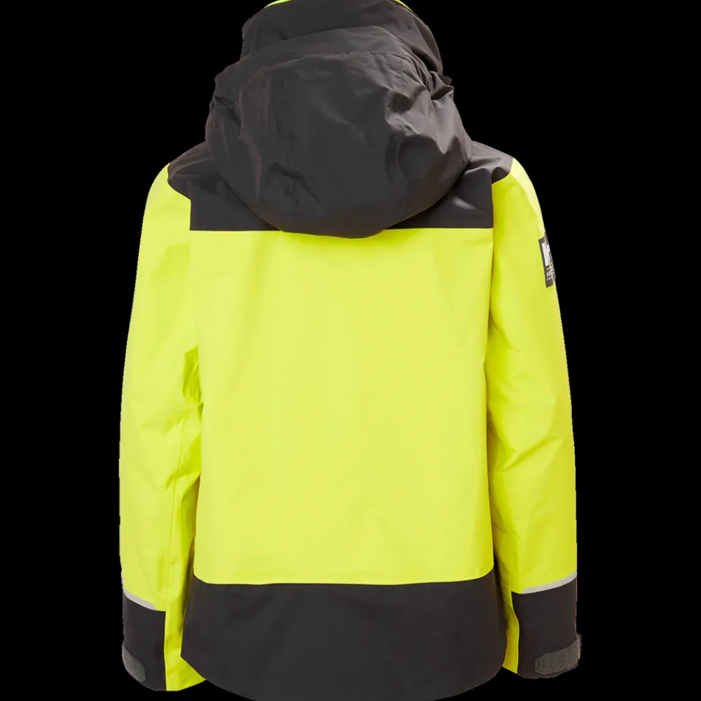 Outlet Helly Hansen Jr Salt Port 2.0 Jacket - Børne Sejlerjakke Grøn