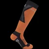 Sale Salomon Jr S/Max Ski Sock - Børne Skisokker Orange