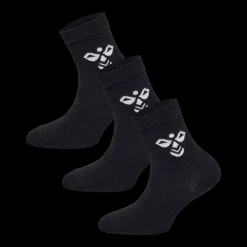 Hot Hummel Jr Sutton 3-Pak Sock - Børne Sokker Sort