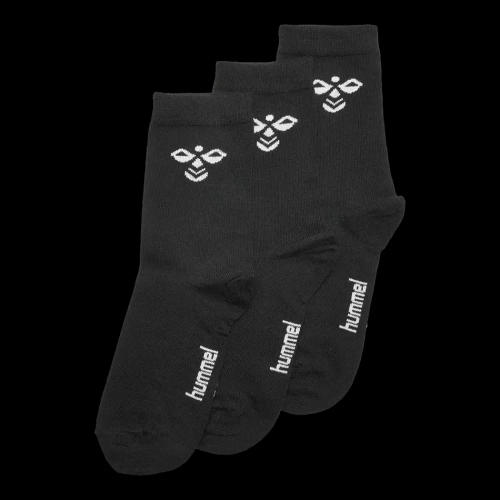 Hot Hummel Jr Sutton 3-Pak Sock - Børne Sokker Sort