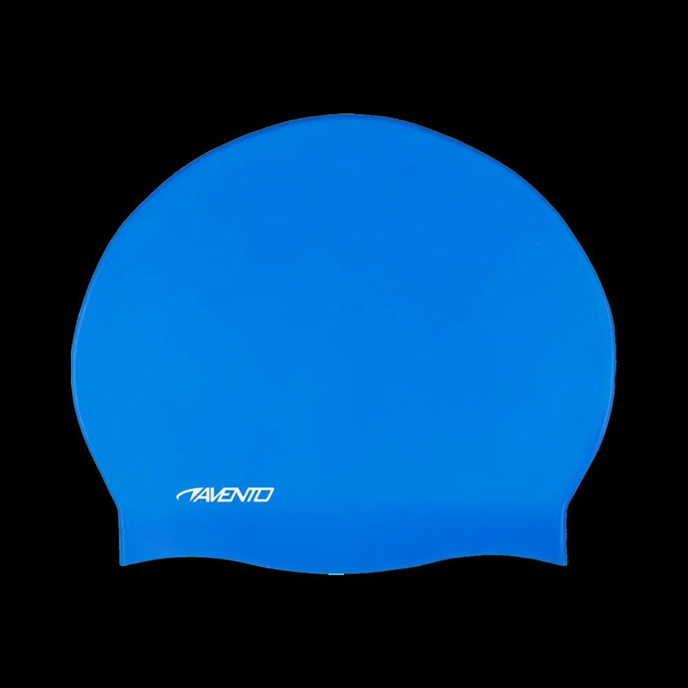 New Avento Jr Swimming Cap Anti-Slip - Børne svømmehætte Blå