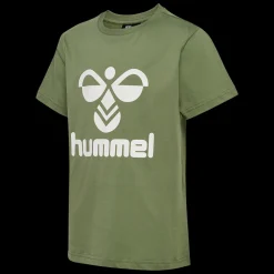 Sale Hummel Jr Tres Tee - Børne T-shirt Grøn