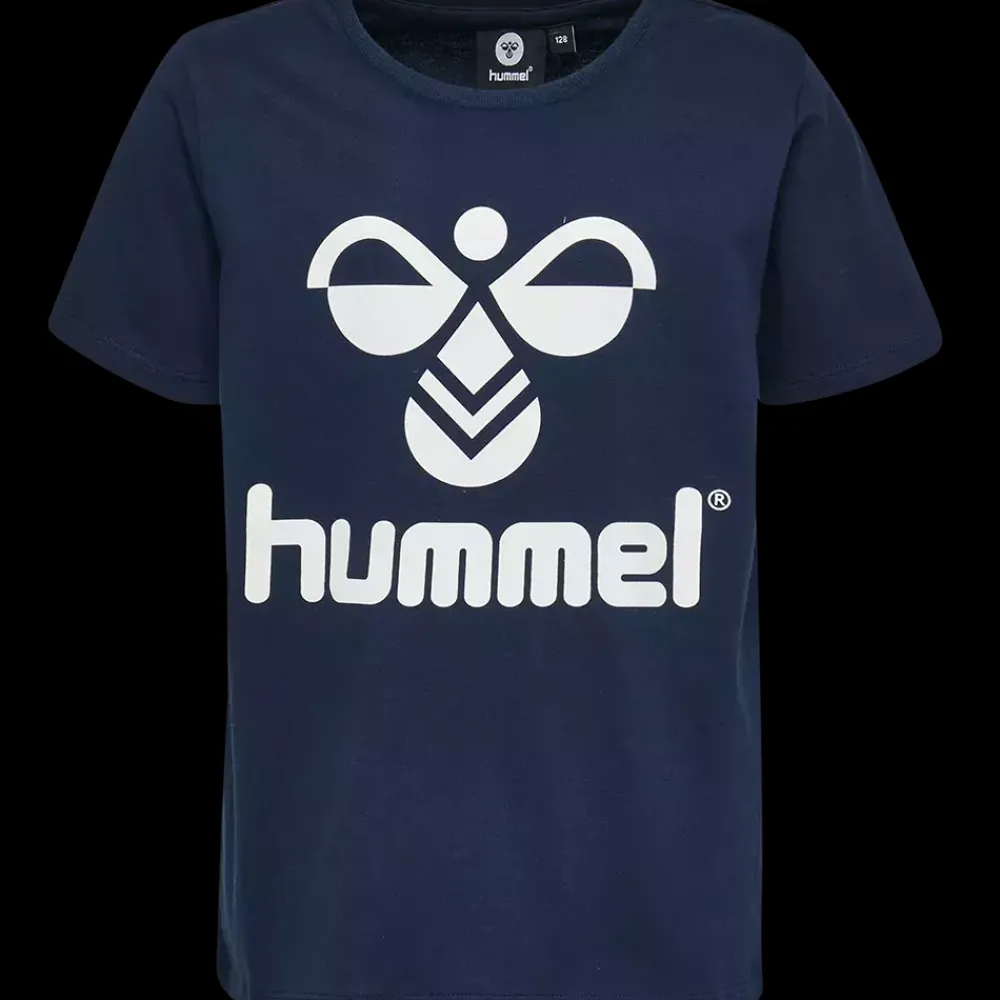 Best Hummel Jr Tres Tee - Børne T-shirt Blå