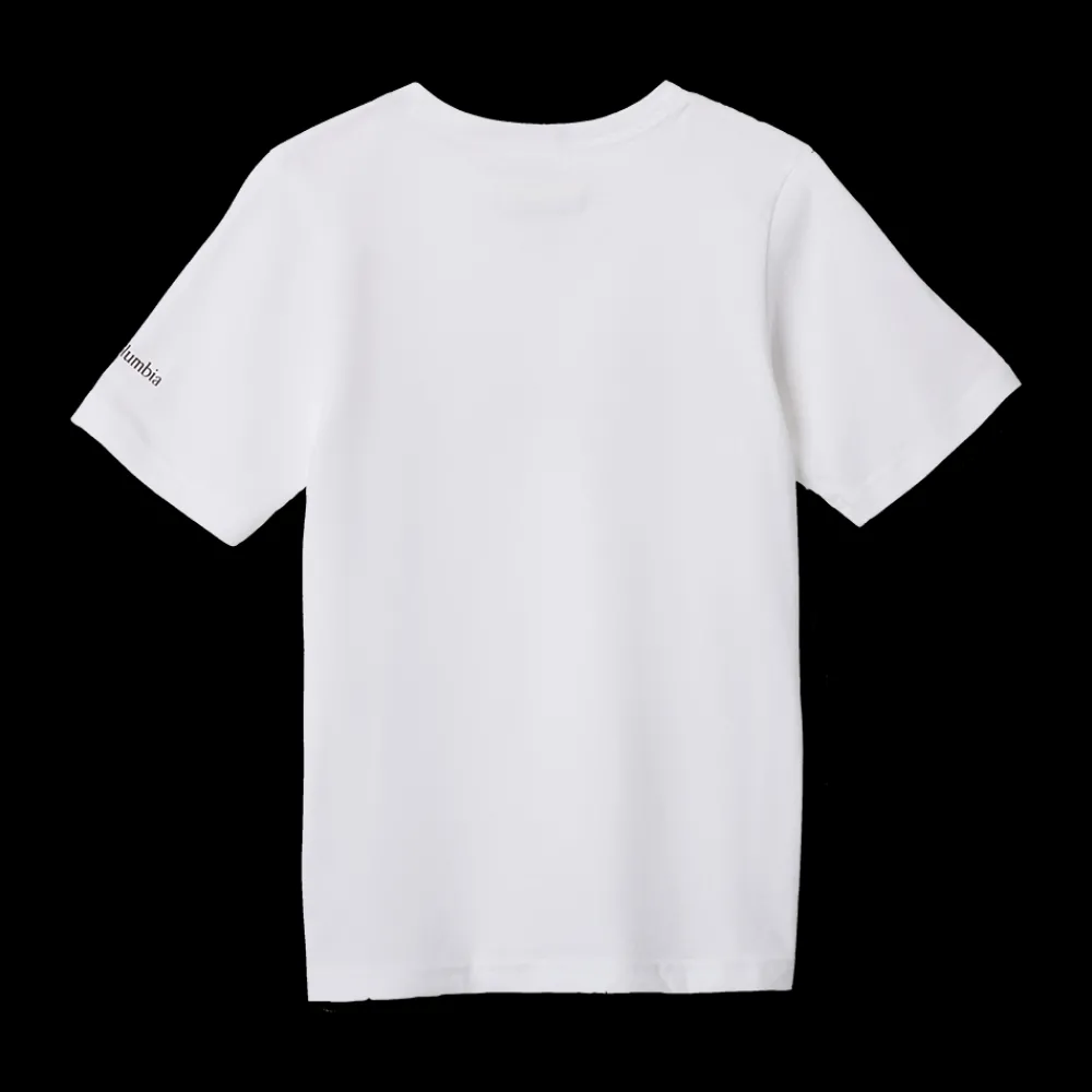 Best Columbia Jr Valley Creek Tee - Børne T-shirt Hvid
