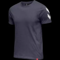 Hot Hummel Legacy Chevron T-Shirt - Voksen T-shirt Blå