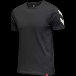 New Hummel Legacy Chevron T-Shirt - Voksen T-shirt Sort