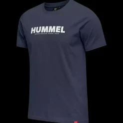 Best Hummel Legacy T-Shirt - Voksen T-shirt Blå