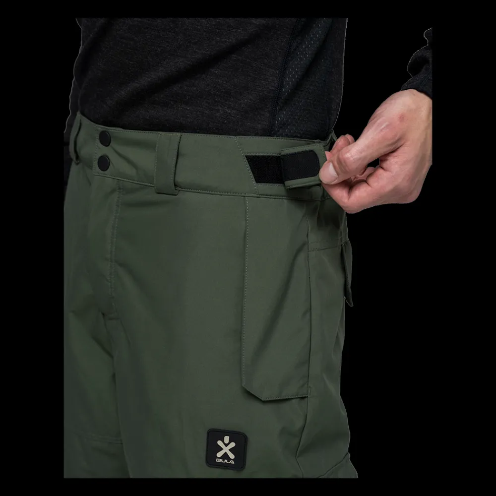 Clearance Bula Liftie Insulated Pant - Herre Skibukser Grøn