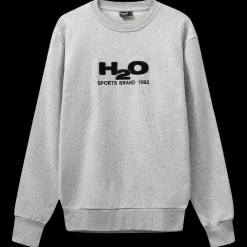 Sale H2O Logo Sweat Crew - Sweatshirt Grå