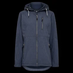 Sale Nanok Lund 25, W - Dame Softshell Jakke Blå