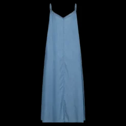 Outlet Fabrin Copenhagen Lyocell Dress 25, W. - Dame Kjole Blå