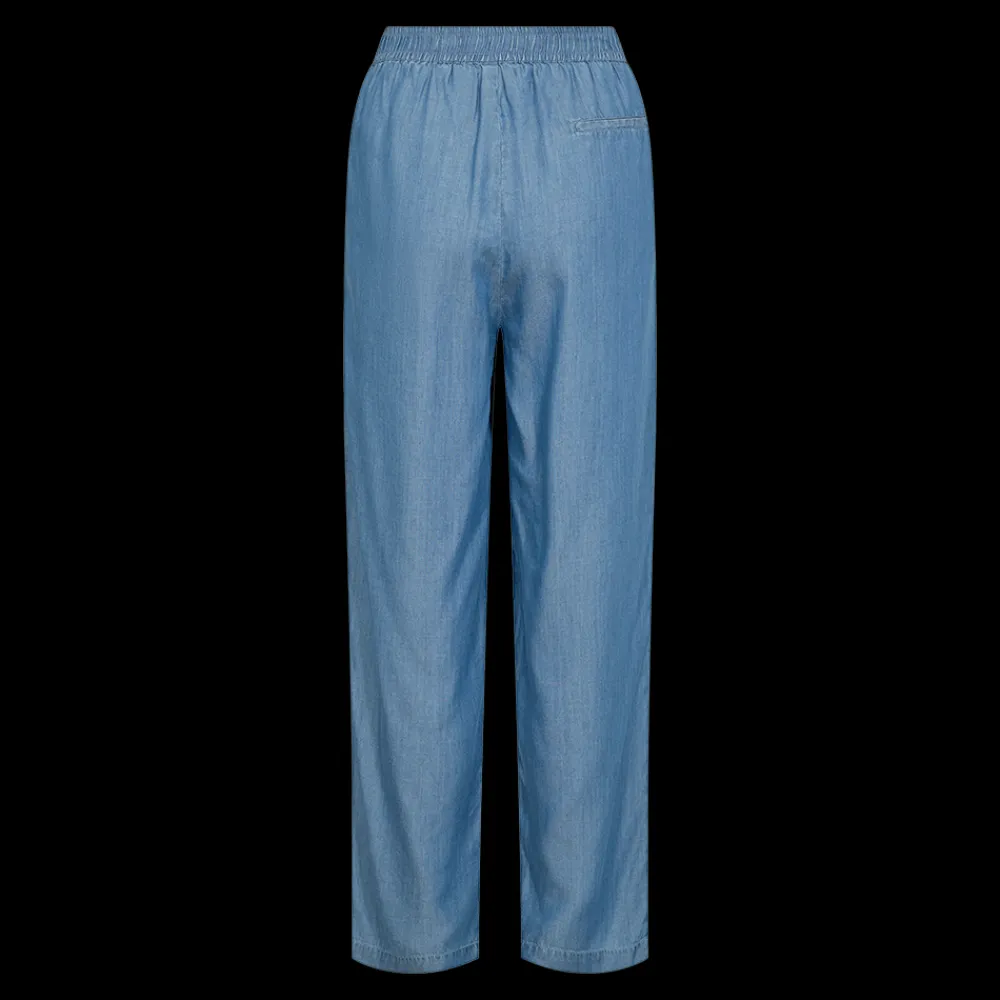 Best Fabrin Copenhagen Lyocell Pant 25, W. - Dame Bukser Blå