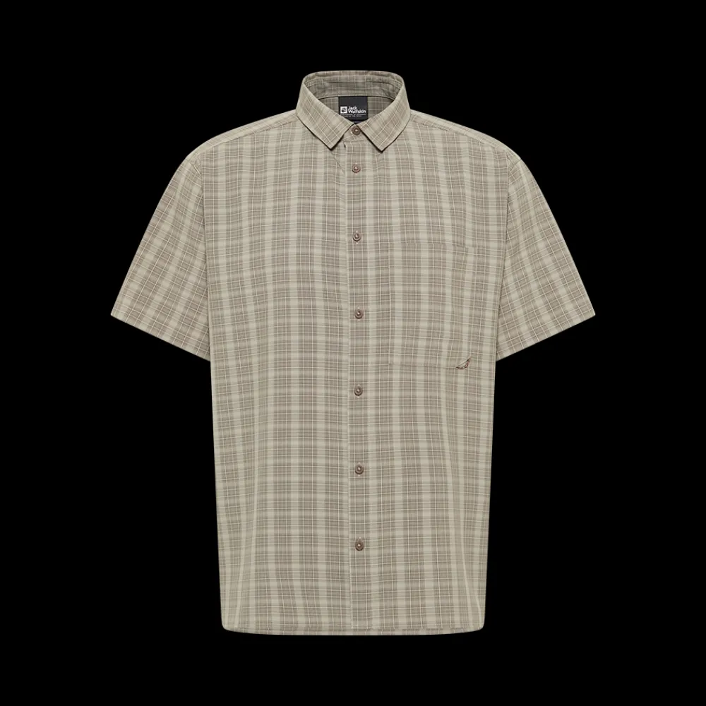 Online Jack Wolfskin Meseta Shirt - Herre Skjorte Sand