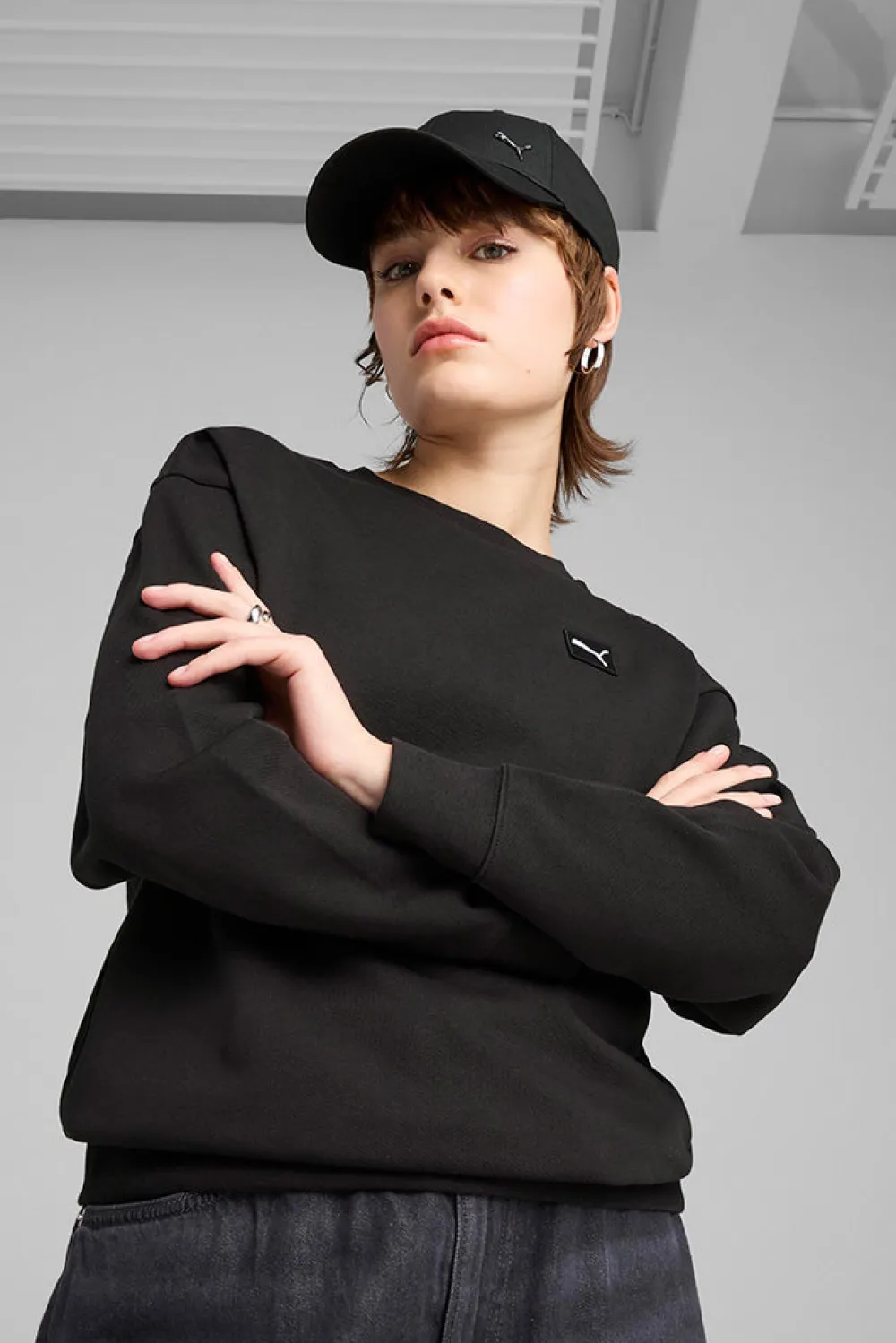Hot Puma Metal Logo Cap - Kasket Sort