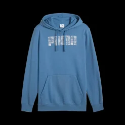 Online Puma MM Hoodie Fl - Herre Sweatshirt Blå