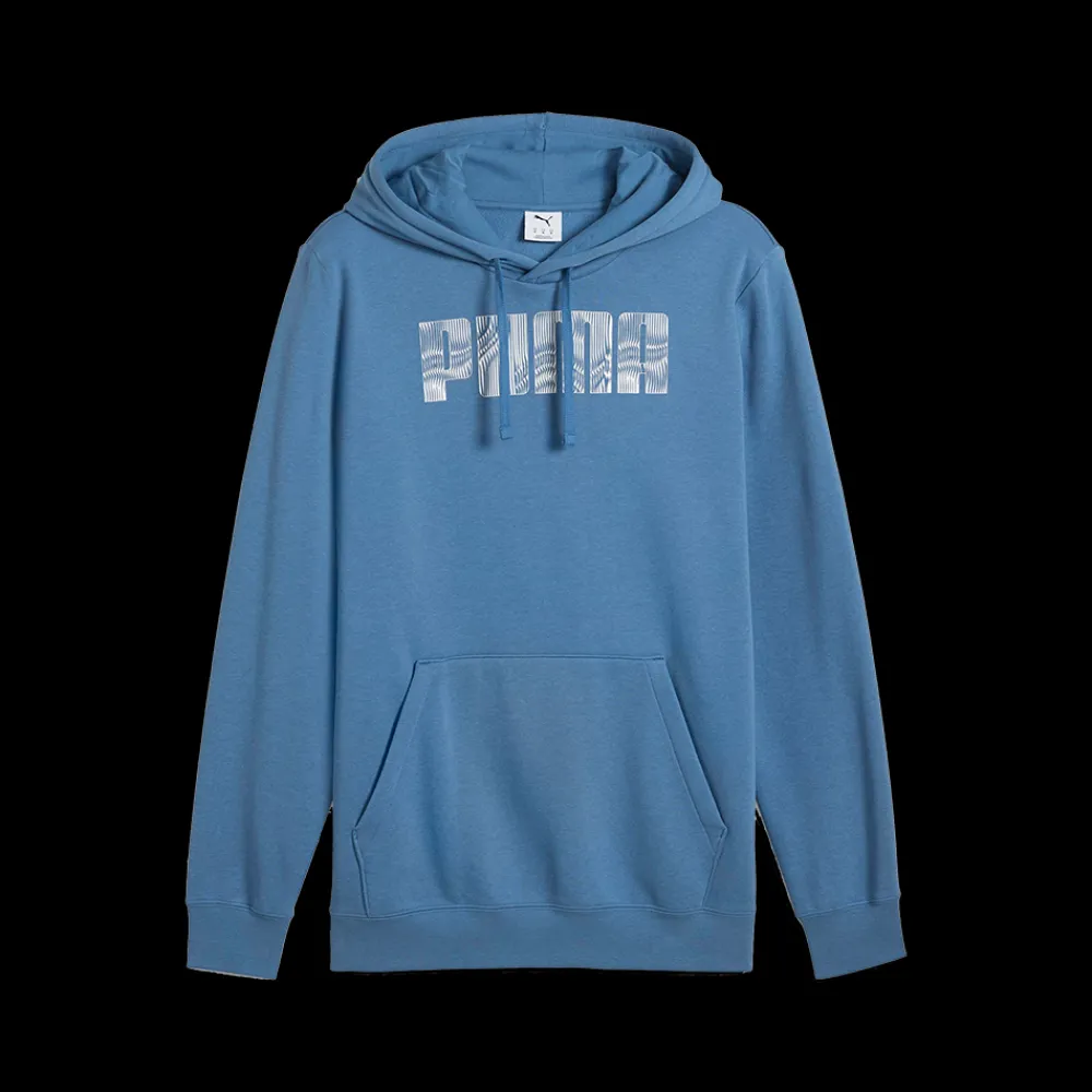 Online Puma MM Hoodie Fl - Herre Sweatshirt Blå