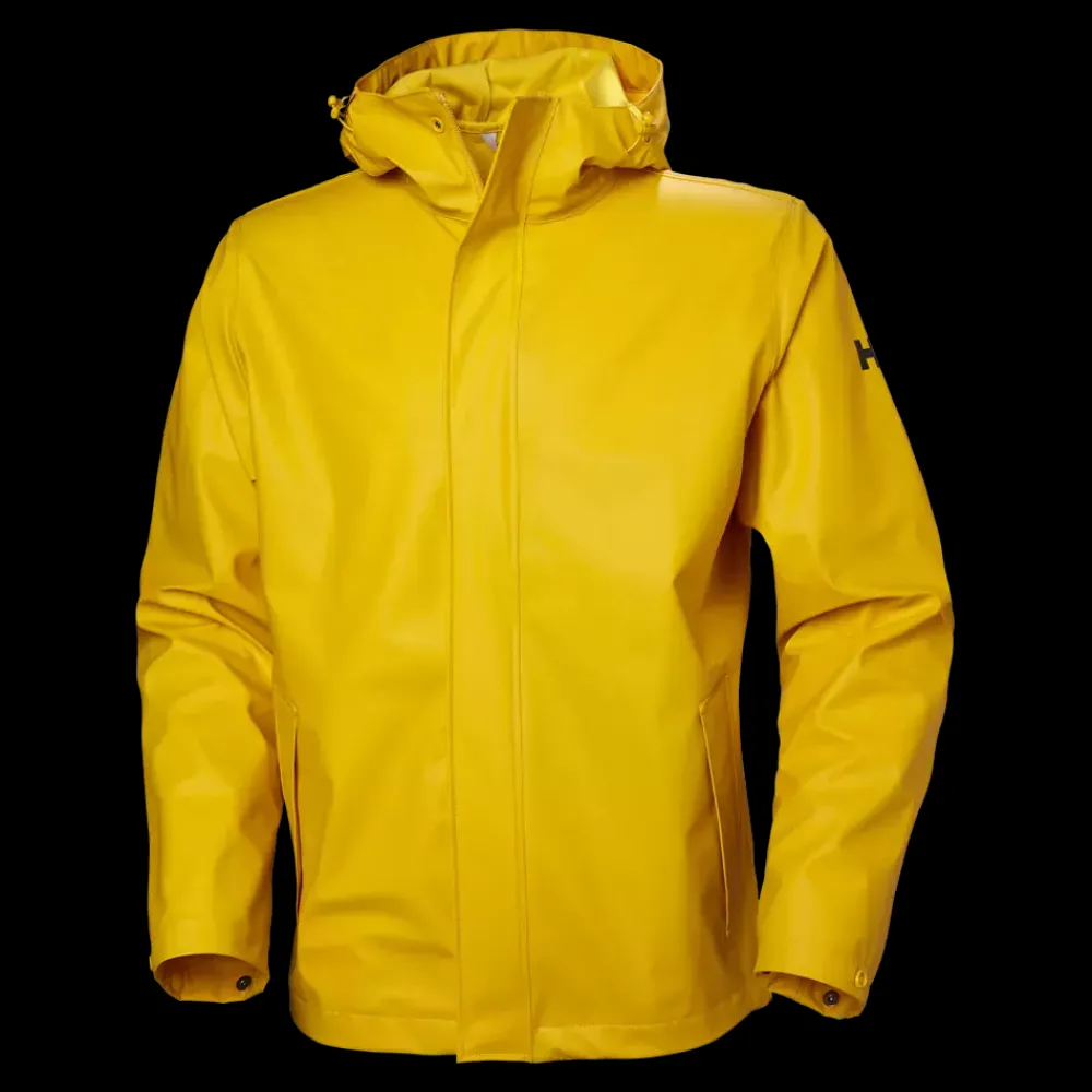 Outlet Helly Hansen Moss Jacket - Herre Regnjakke Gul