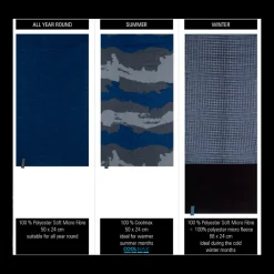 Discount Avento Neckwarmer Set of 3 - Voksen Halsedisse Blå