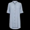 Hot Fabrin Copenhagen New Big Shirt Collar 25, W. - Dame Skjorte Blå