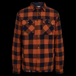 Outlet Nord Jan 25, Sr - Foret Herre Skjorte Orange