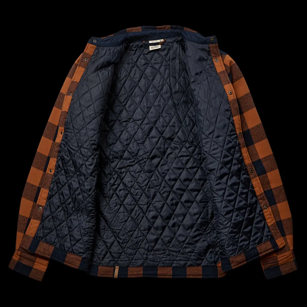 Outlet Nord Jan 25, Sr - Foret Herre Skjorte Orange